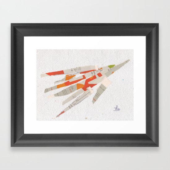 Collage 890 Framed Art Print