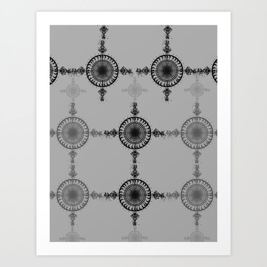 Black and White Art Print