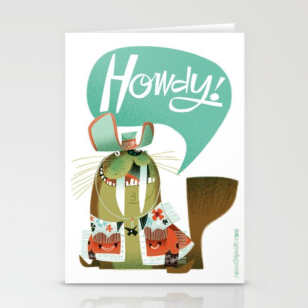 Howdy! Stationery Cards