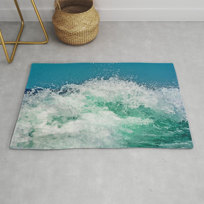 Ocean Waves Rug by Marianna Mills Society6