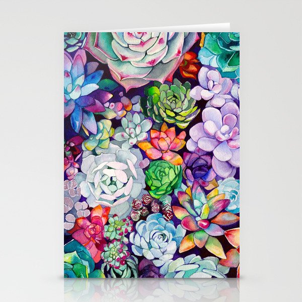 Succulent Garden Stationery Cards