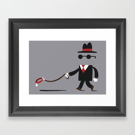 Walkies Framed Art Print