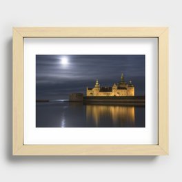 Kalmar Castle and moon Recessed Framed Print
