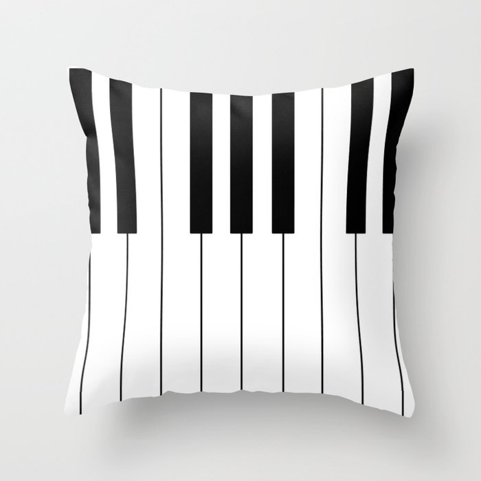 See Piano Throw Pillow
