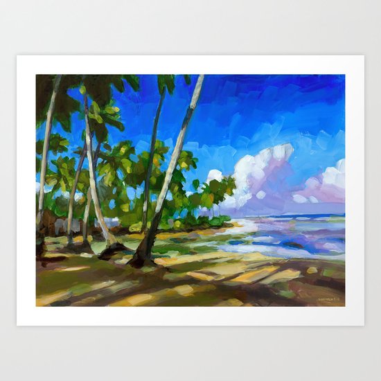 Playa Bonita Art Print