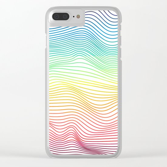 Lighten the colors Clear iPhone Case