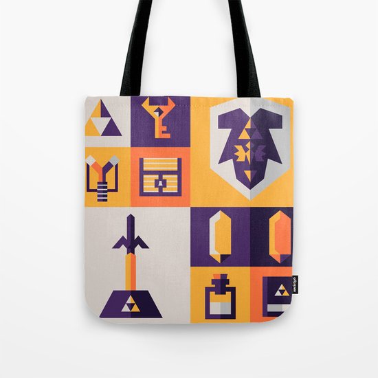 Legend of Zelda Items Tote Bag
