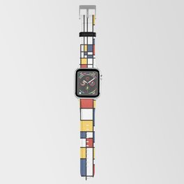 Mondrian De Stijl Pattern Apple Watch Band