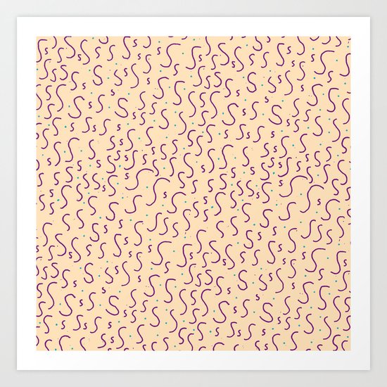 Letter Patterns, Part S Art Print