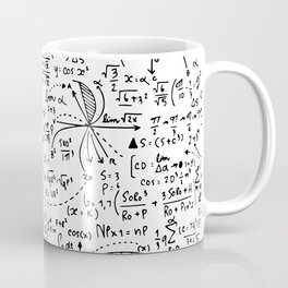 Hand Written Math Equation Coffee Mug