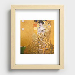 Gustav Klimt - Portrait of Adelle Bloch Bauer Recessed Framed Print