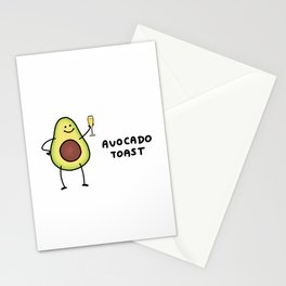 Avocado Toast Stationery Card