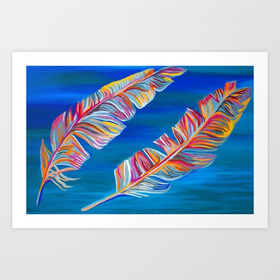 Feathers 2 Art Print