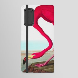 American Flamingo by John James Audubon Android Wallet Case