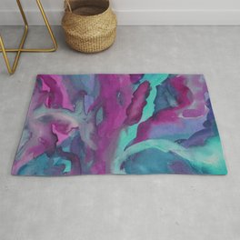 Watercolor abstraction Rug