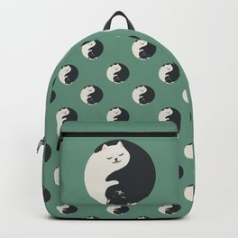 Hidden cat 26g Green yin yang hug Backpack