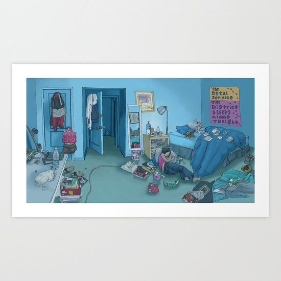 DC Sleeps Art Print