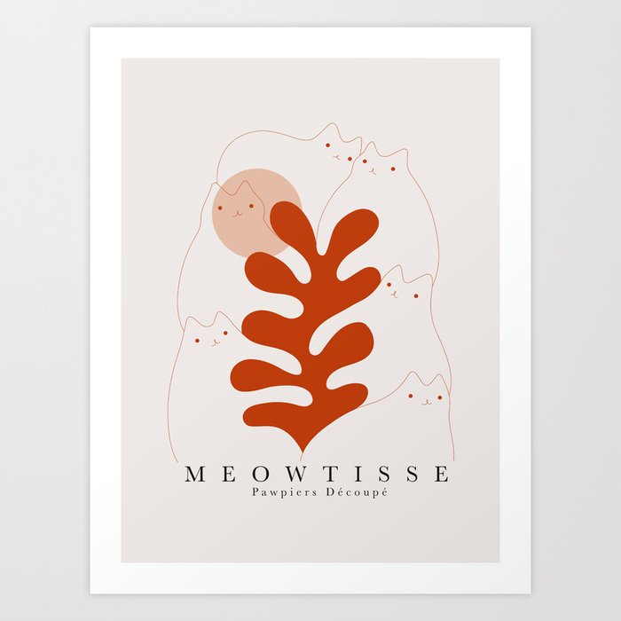 Meowtisse Art Print