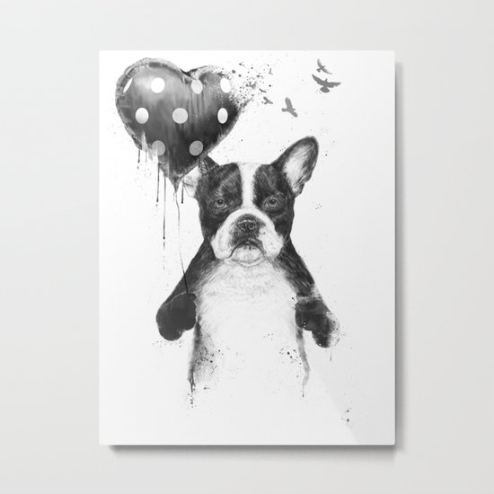 My heart goes boom Metal Print