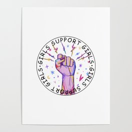 Girls support girls | Girls power Poster