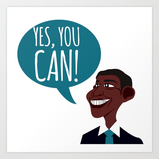 OBAMA Art Print