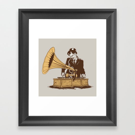 The Future In The Past Framed Art Print