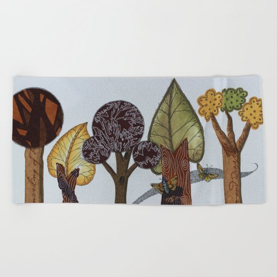 Butterflies Romance Beach Towel