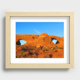 Arches National Eyes Recessed Framed Print