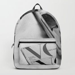 Magazine, Black and White, Magazine Cover, Cover Backpack