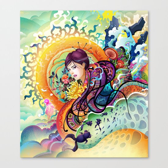 Trance Canvas Print