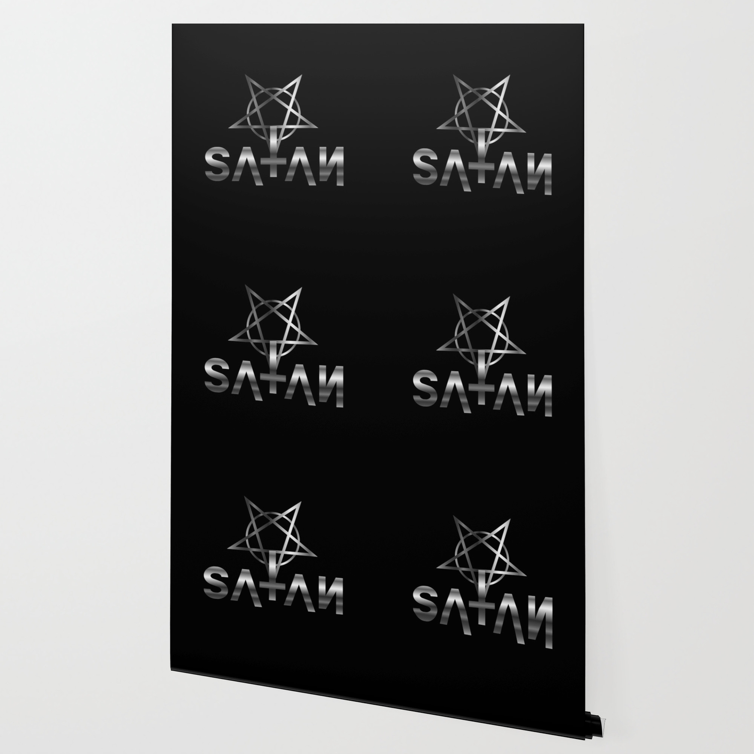 Satanic Pentagram With Upside Down Cross Wallpaper By Shawlinmohd
