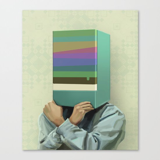 Hiding Canvas Print