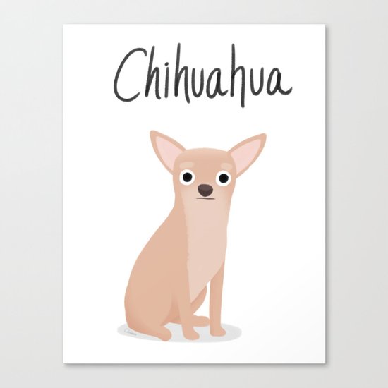 Chihuahua - Cute Dog Series Canvas Print