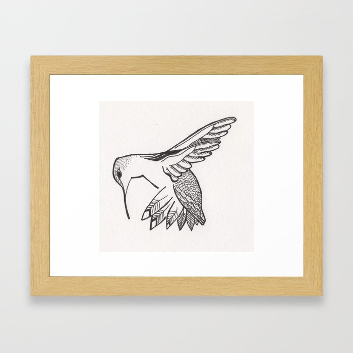 Hummingbird Framed Art Print