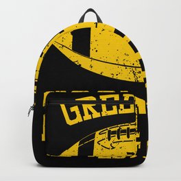 Green Bay Football Fan Gift Present Idea Backpack