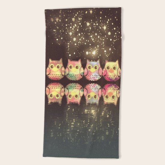 owl-184 Beach Towel