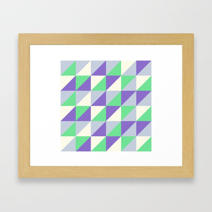 Colourful Pattern Framed Art Print