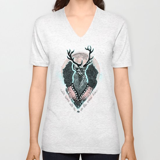 Wind:::Deer Unisex V-Neck