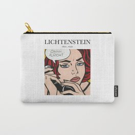 Lichtenstein - Ohhh...Alright Carry-All Pouch | Vintage, Realism, Painting, Famous, Paint, Acrylic, Comic, Illustration, Painter, Digital 
