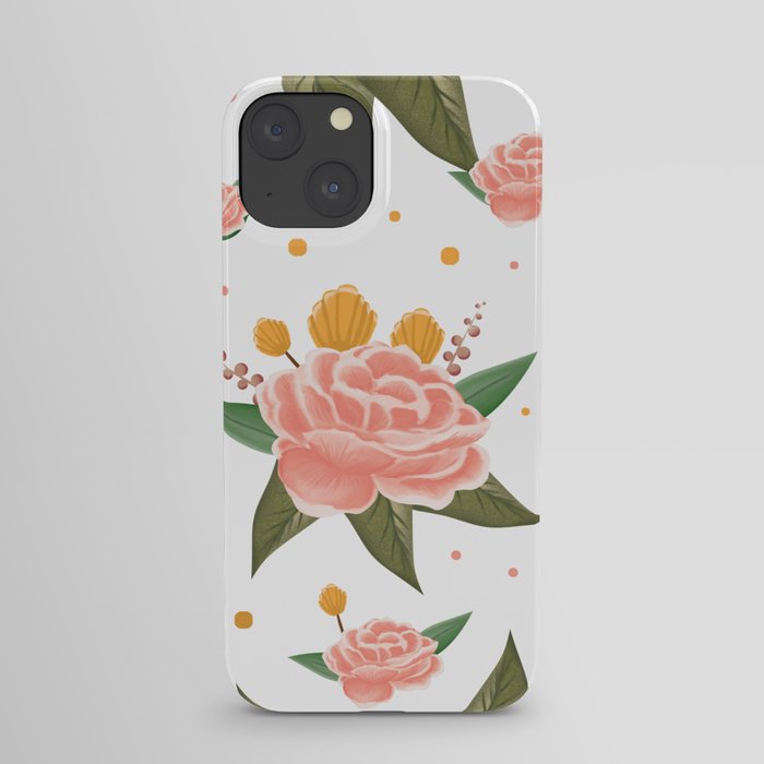 Floral Print Art Flower Lover Pattern iPhone Case