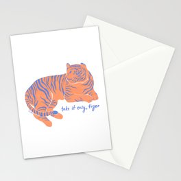 Take It Easy, Tiger Stationery Cards