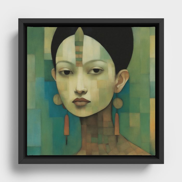 Thanaka Beauty Framed Canvas