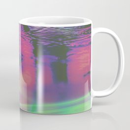 METROS Coffee Mug | Space, Psychedelic, Dreams, Collage, Art, Pink, Waves, Blue, Colorful, Surreal 