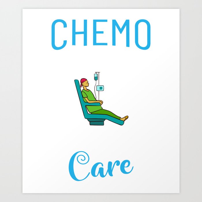 Chemotherapy Pediatric Oncologist Nurse Chemo Art Print