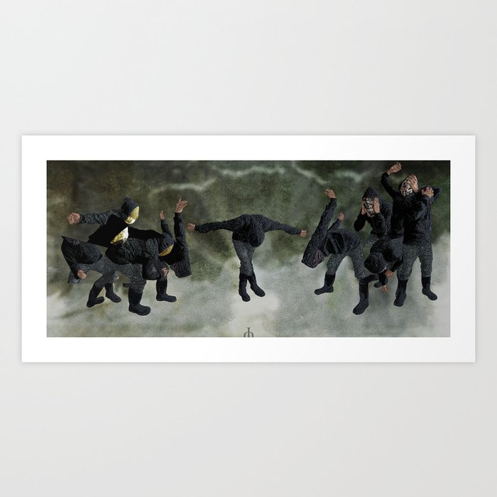 String Theory: Collapsing Wavefunction, Eleventh Tangible - The Separation Art Print