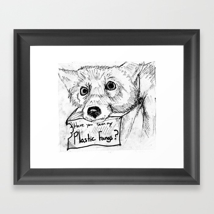 Plastic Fangs Collective Framed Art Print