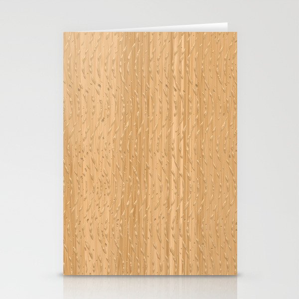 Light brown engraved wood board Stationery Cards