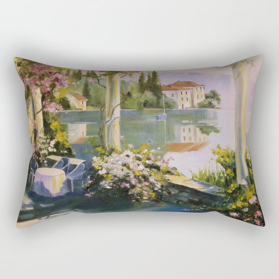 Italian veranda Rectangular Pillow