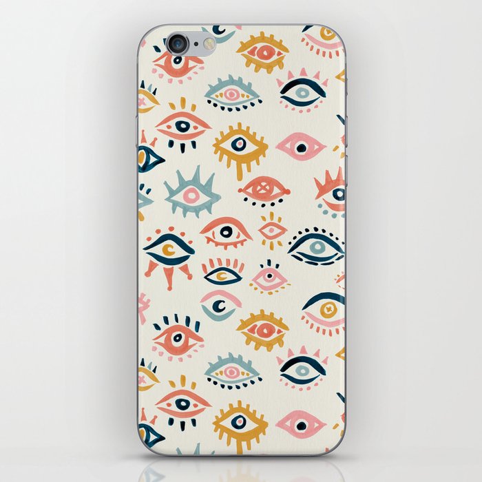 Mystic Eyes – Primary Palette iPhone Skin