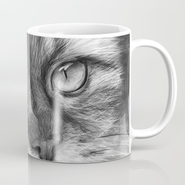 Cat Drawing Coffee Mug